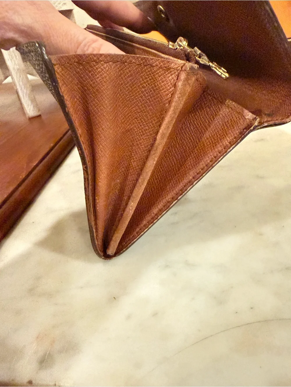 Louis Vuitton Brown Monogram Canvas Snap Wallet